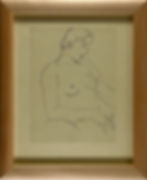 Henri Matisse - Framed Stone Lithograph - Dessin de Crayon 1925