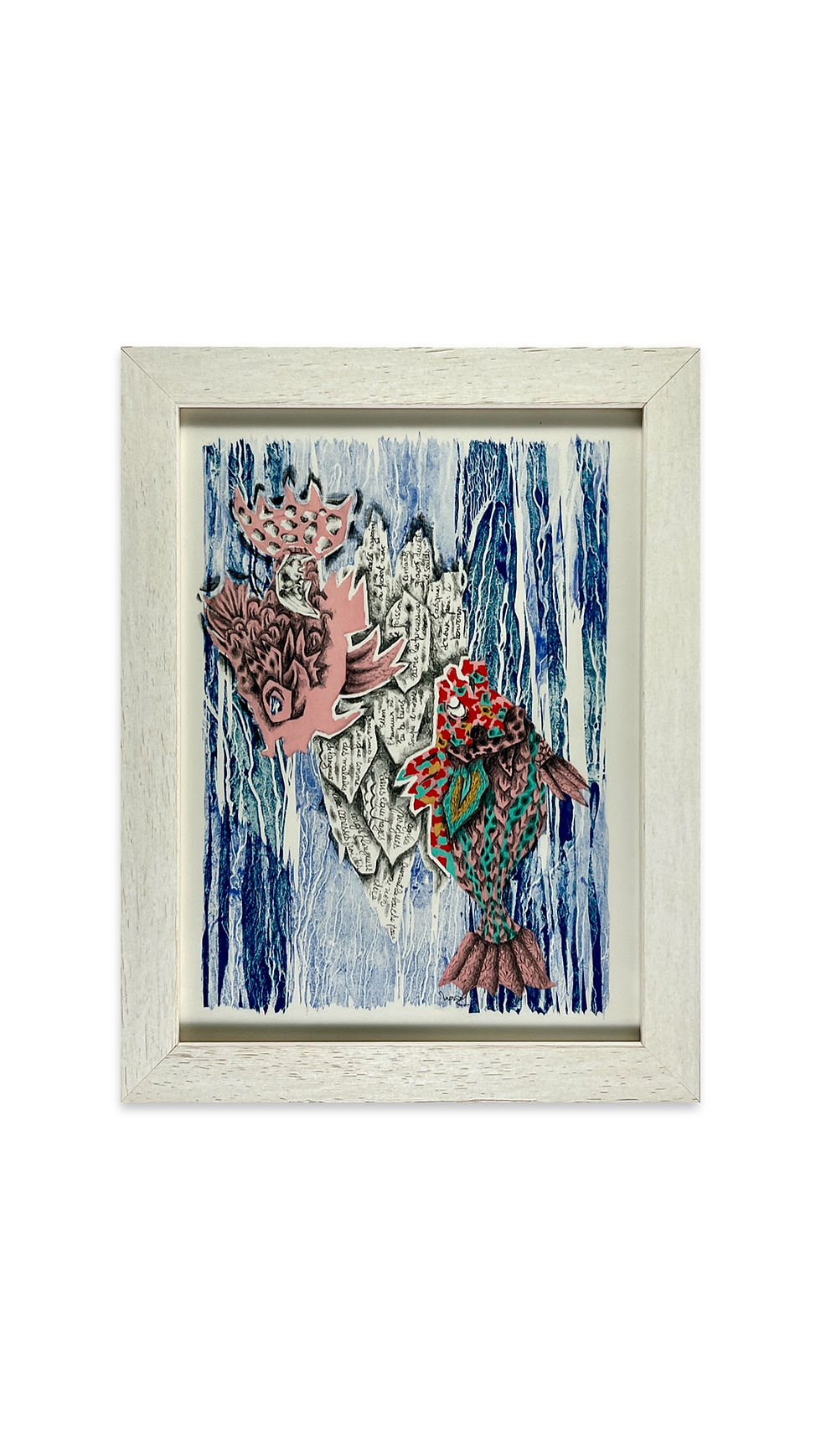 Jean Lurçat - Stone Lithograph - In Mauritius, they call it Raf 1965