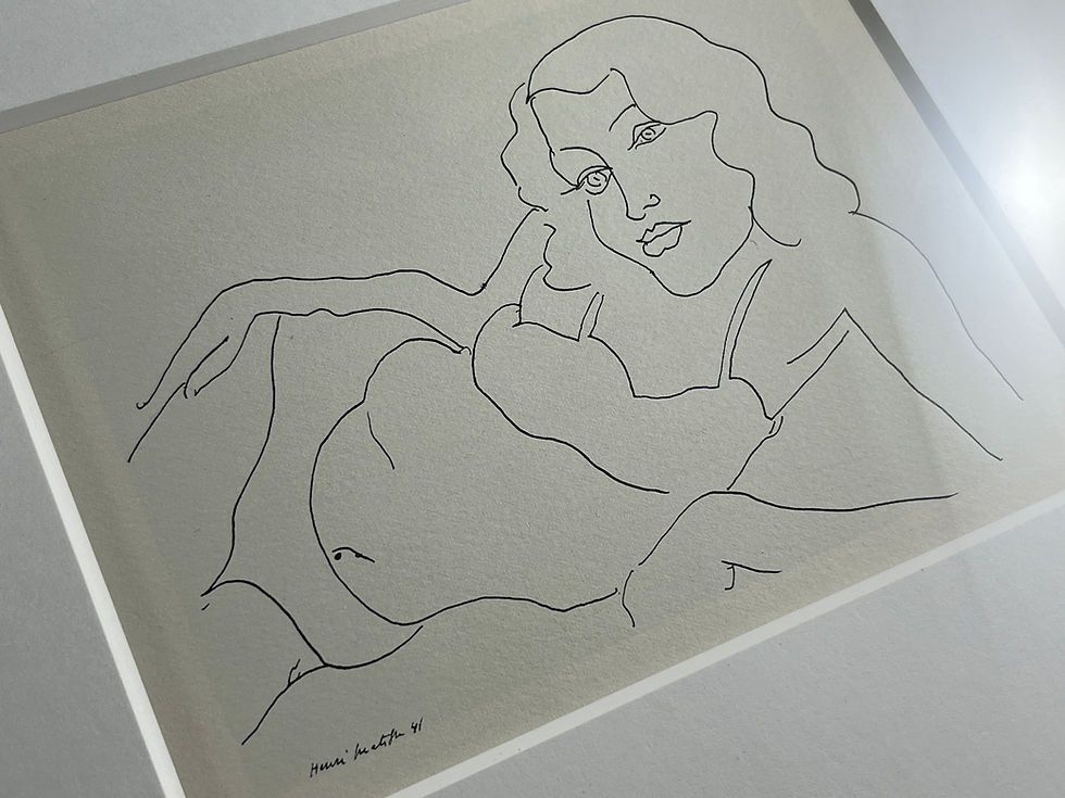 Thumbnail: Henri Matisse - Stone Lithograph - Dessin de Crayon 1941