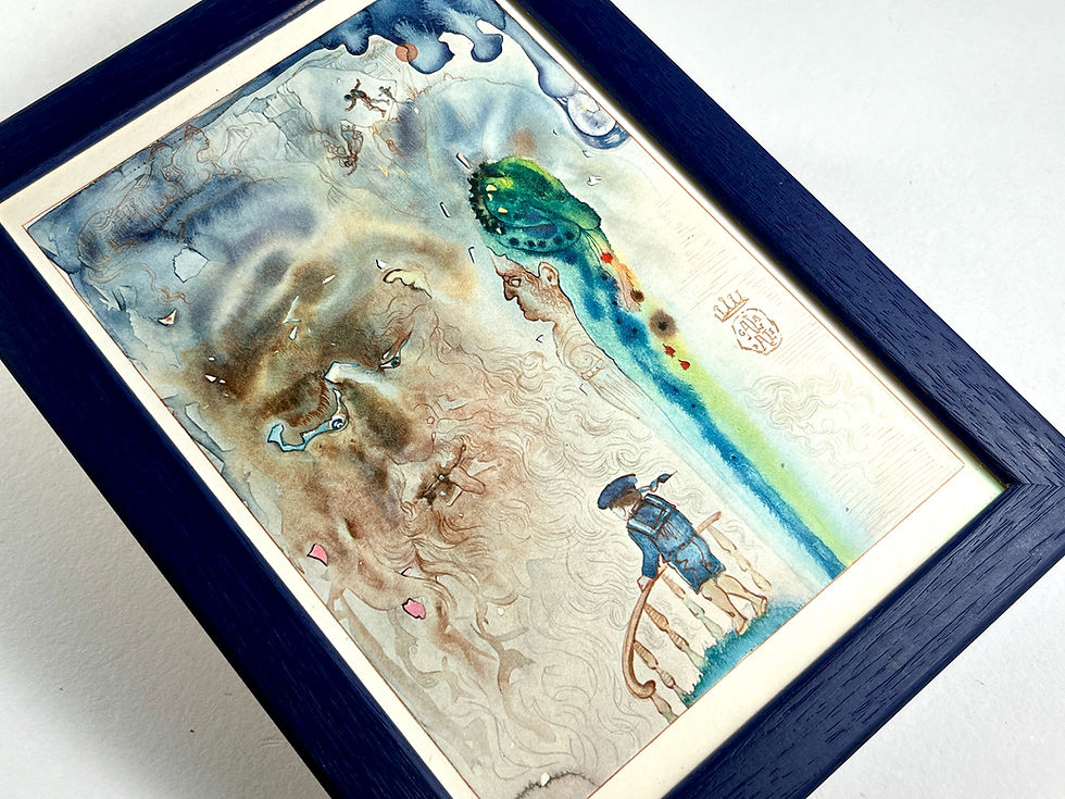 Thumbnail: Salvador Dali - Stone Lithograph - Le Professeur Kacha 1946