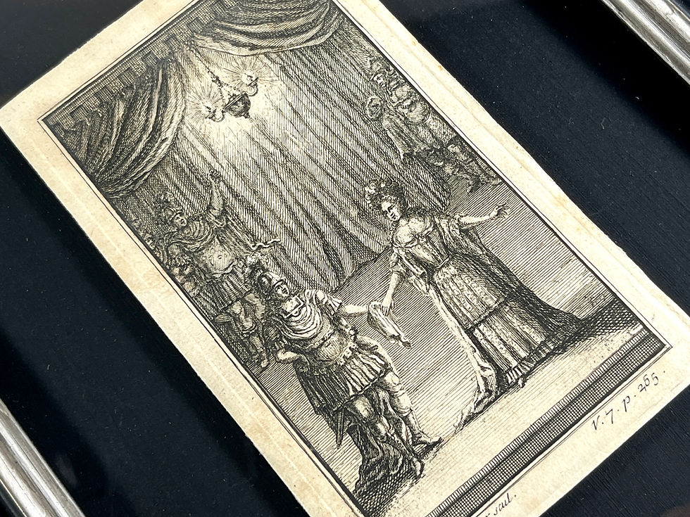 Pierre Fourdrinier - Troilus and Cressida - Original Woodcut Engraving 1780