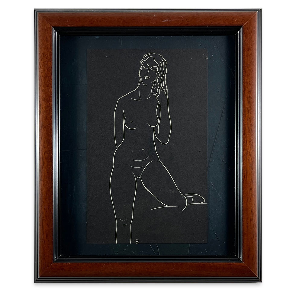 Eric Gill - Lithograph - Nude No. 12 1938