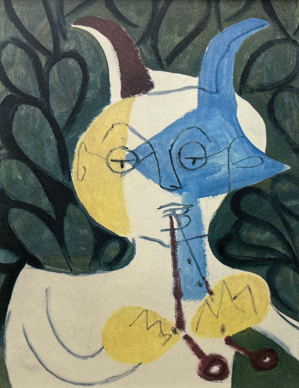 Thumbnail: Pablo Picasso - Collotype - Faun et Flute 1946