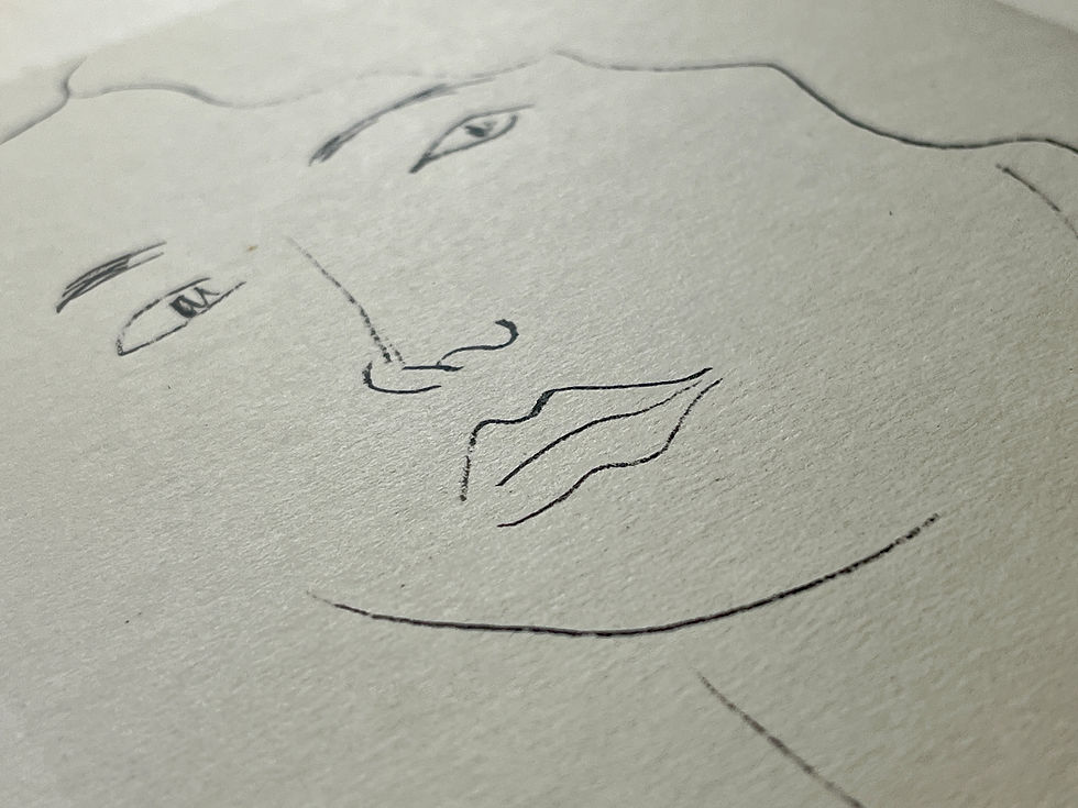 Thumbnail: Henri Matisse - Stone Lithograph - Tete de Femme 1925