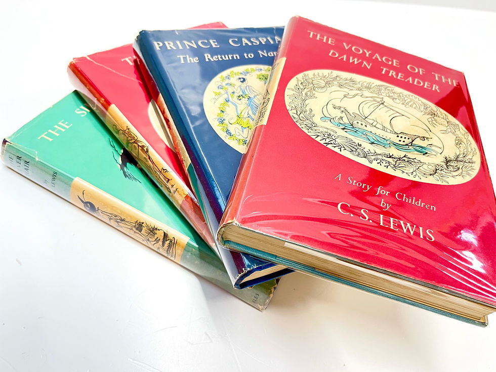 Thumbnail: C. S. Lewis - Chronicles of Narnia - First Edition (Prince) Set.