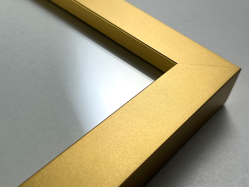 Thumbnail: Auguste-Jean Gaudin, original ink drawing in a contemporary minimalist gold frame