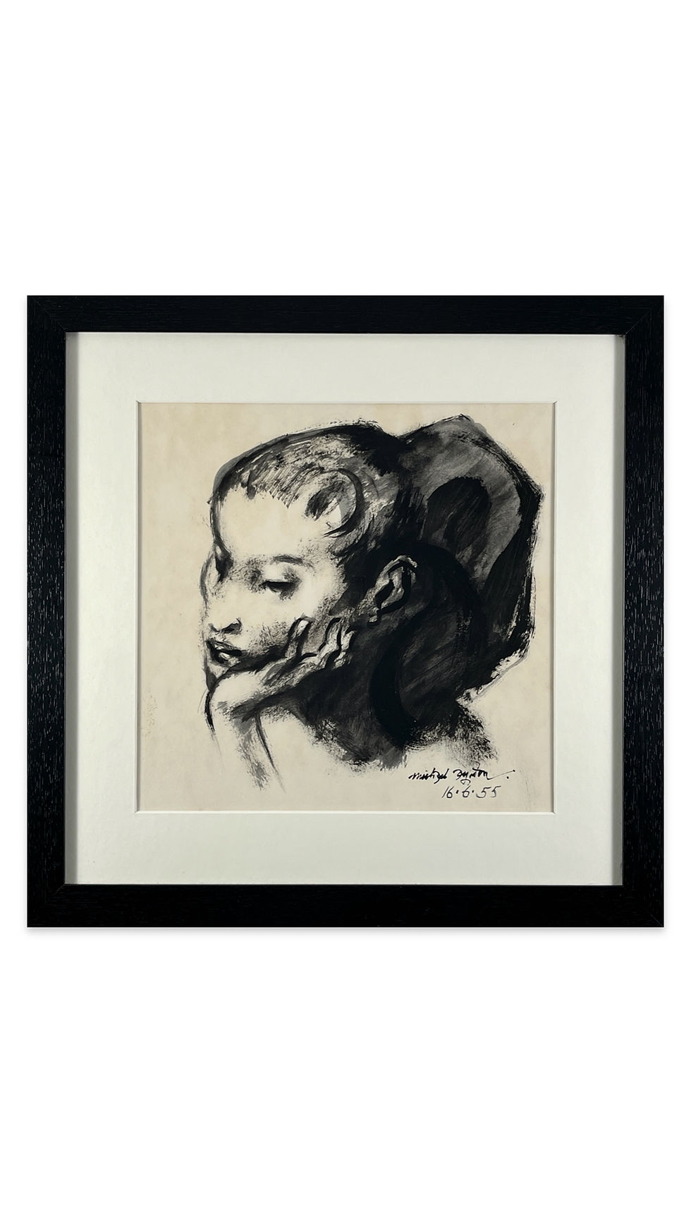 Michael Ayrton - Original Ink Drawing - Study of a Lady 1955
