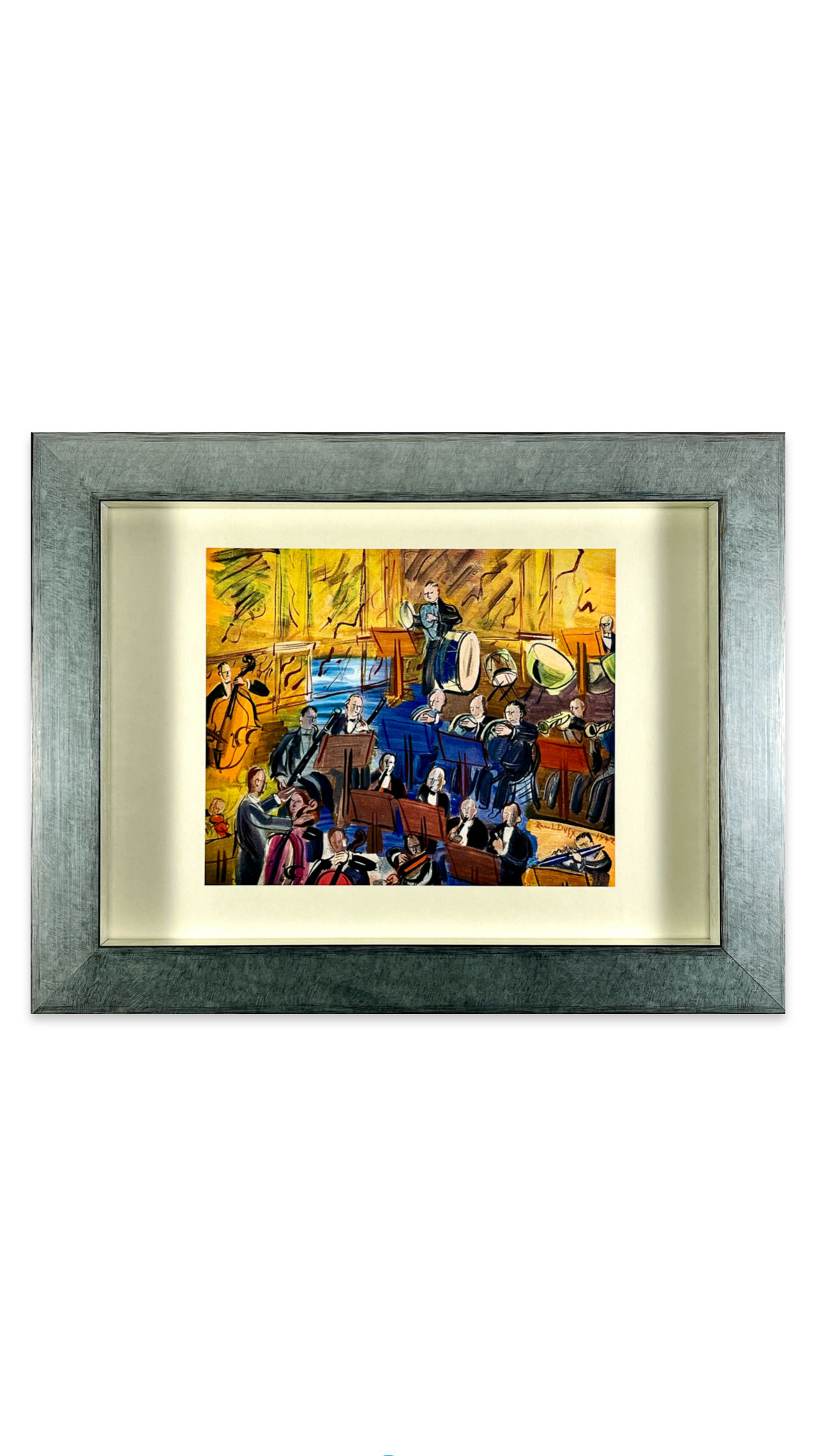 Raoul Dufy - Collotype - L'orchestre 1945