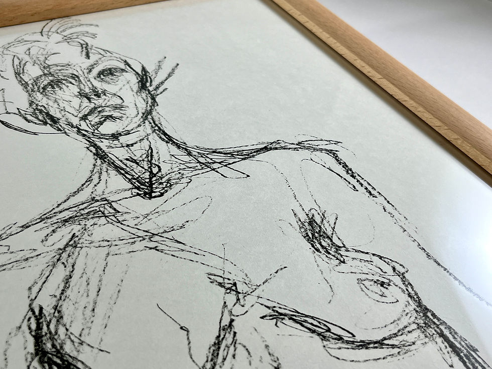 Thumbnail: Alberto Giacometti - Lithograph - Standing Nude 1961