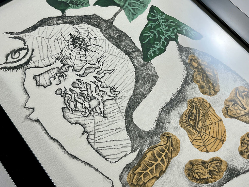 Thumbnail: Jean Lurcat - Stone Lithograph - The emerald has a sea-green corsele 1965