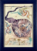 Salvador Dali, le clef de sogne, 1946 lithograph, contemporary frame with museum glass