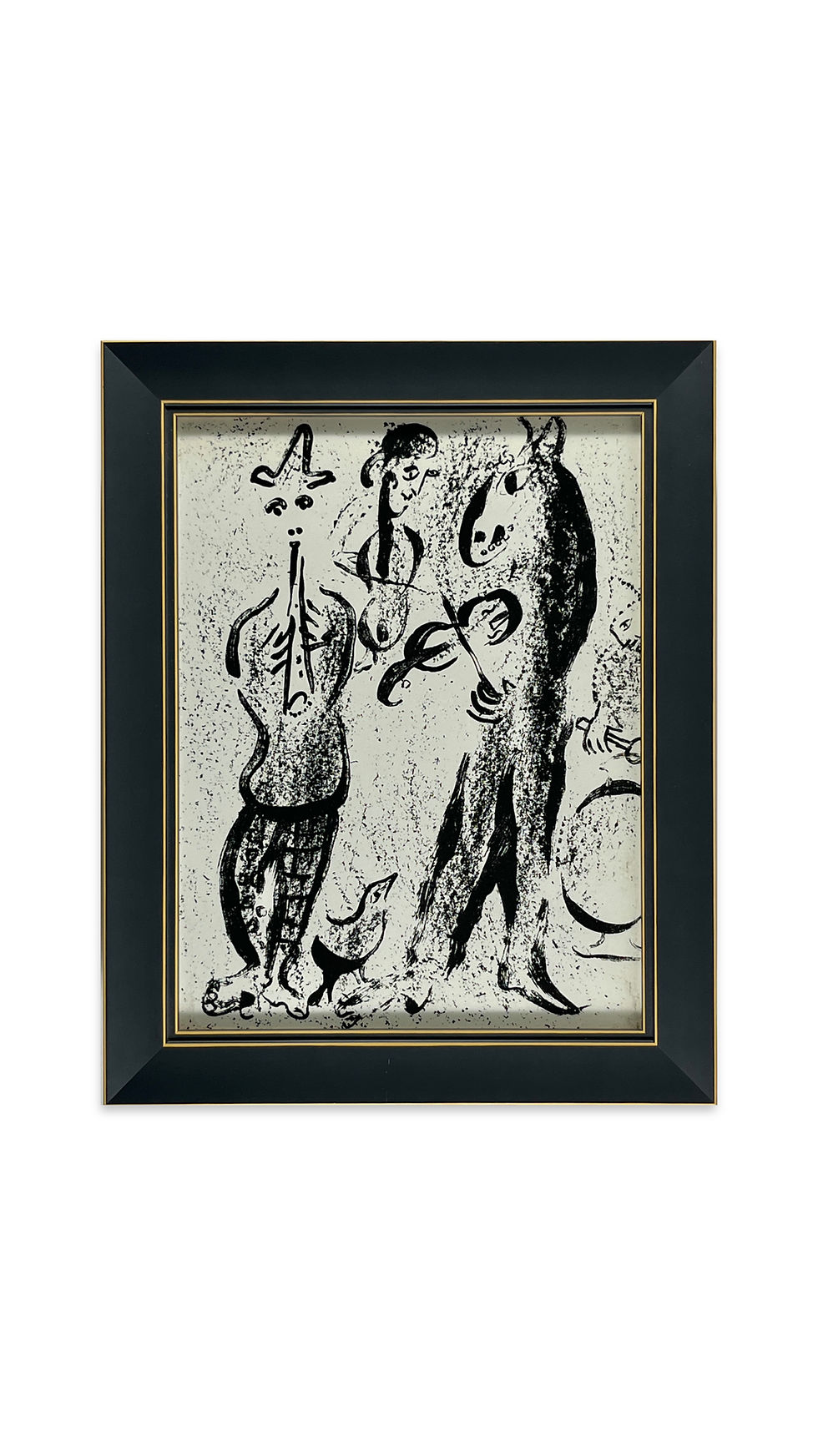Marc Chagall - Original Lithograph - Itinerant Players 1963