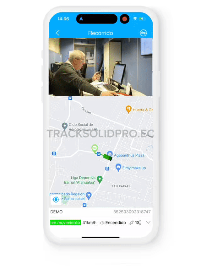 Comunicación manos libres del GPS Tracksolid Pro EC