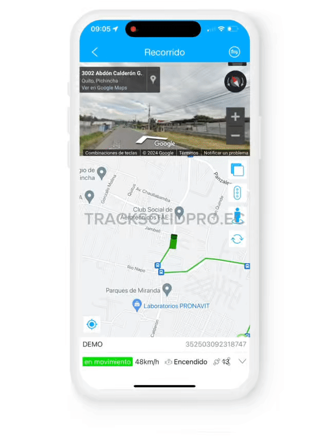 Monitoreo en tiempo real Tracksolid Pro EC