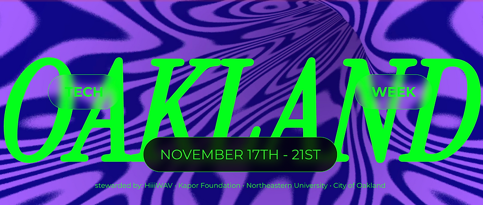 Hardware in the Heart of the Town: Oakland Tech Week