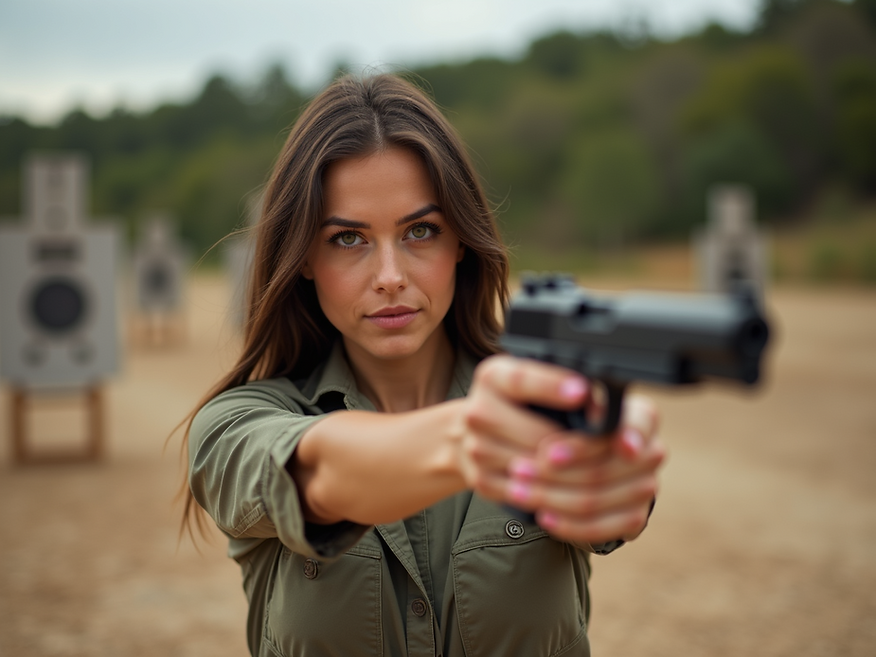 A-confident-woman-holding-a-pistol-at-a-shooting-range-with-focused-expression.png