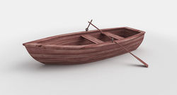 3d boat render