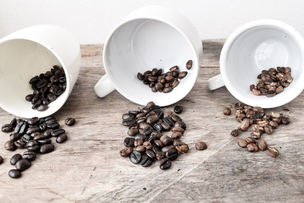 different coffee roasts