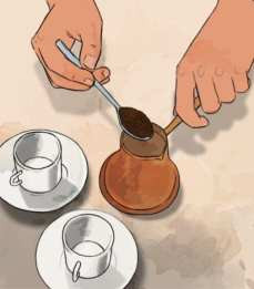 how to make Turkish coffee