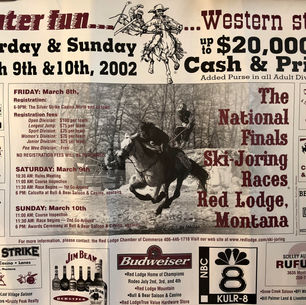 Ty Free passes down the Skijoring Tradition to his son Dayne Free - Skier