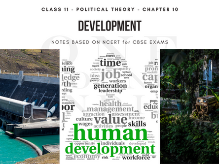Development Notes | Class 11 Political Science