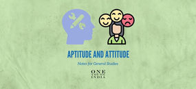 Aptitude and Attitude