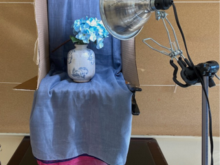 Painting Process: Blue Hydrangea