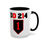 Thumbnail: DD 214 Badge Ceramic Mug – Veteran Coffee Cup Military Gift