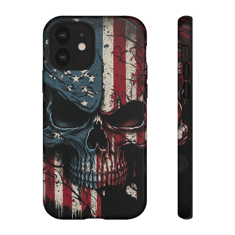 Thumbnail: Stars and Skulls Forever Phone Case For Iphone Samsung Galaxy and Google Pixel