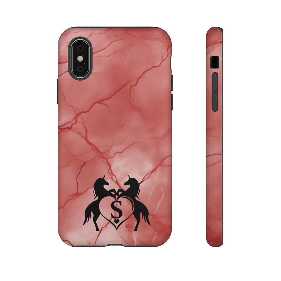Thumbnail: Custom Monogram phone pink