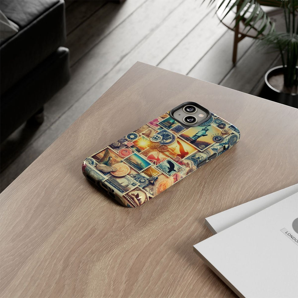 Thumbnail: Phone Case Stamp Collage Tough Cases
