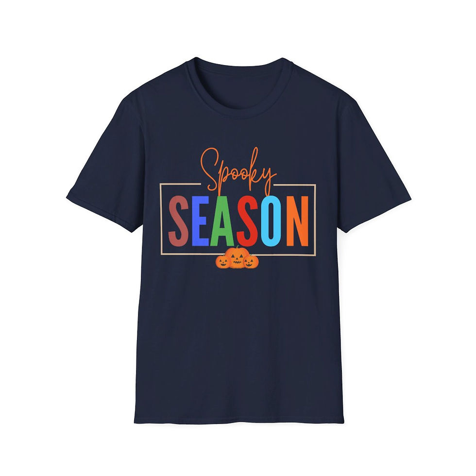 Thumbnail: spooky season, halloween shirt, pumpkin tee, autumn shirt, fall outfit, graphic tee, trick or treat, halloween party