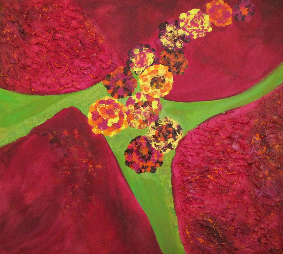 Magenta Abstract Still Life 2