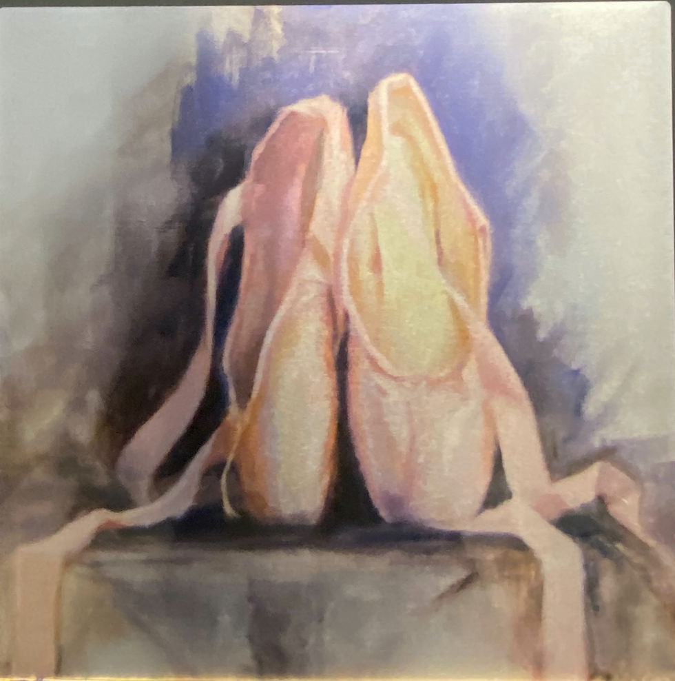 Thumbnail: Slippers on Black Limited Edition Aluminum Print