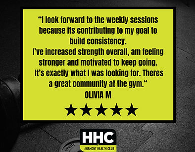 Fitness Testimonial Hamilton Ontario