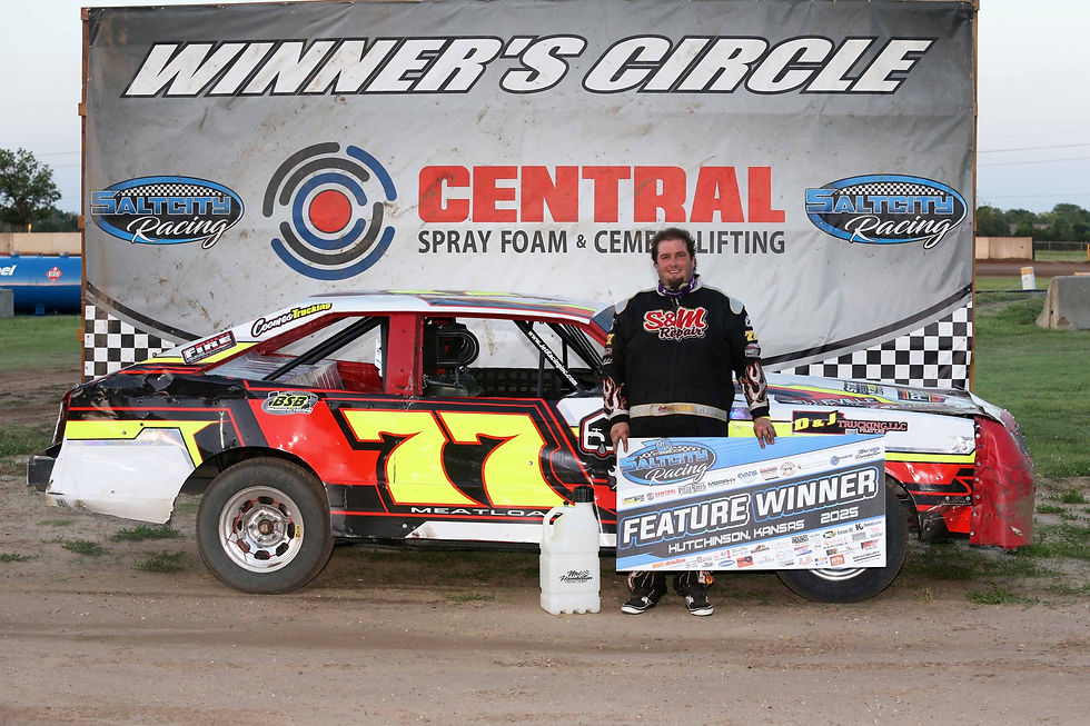 A picture of Cody Williams in victory lane!