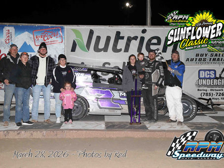 A picture of Clay Money in victory lane!