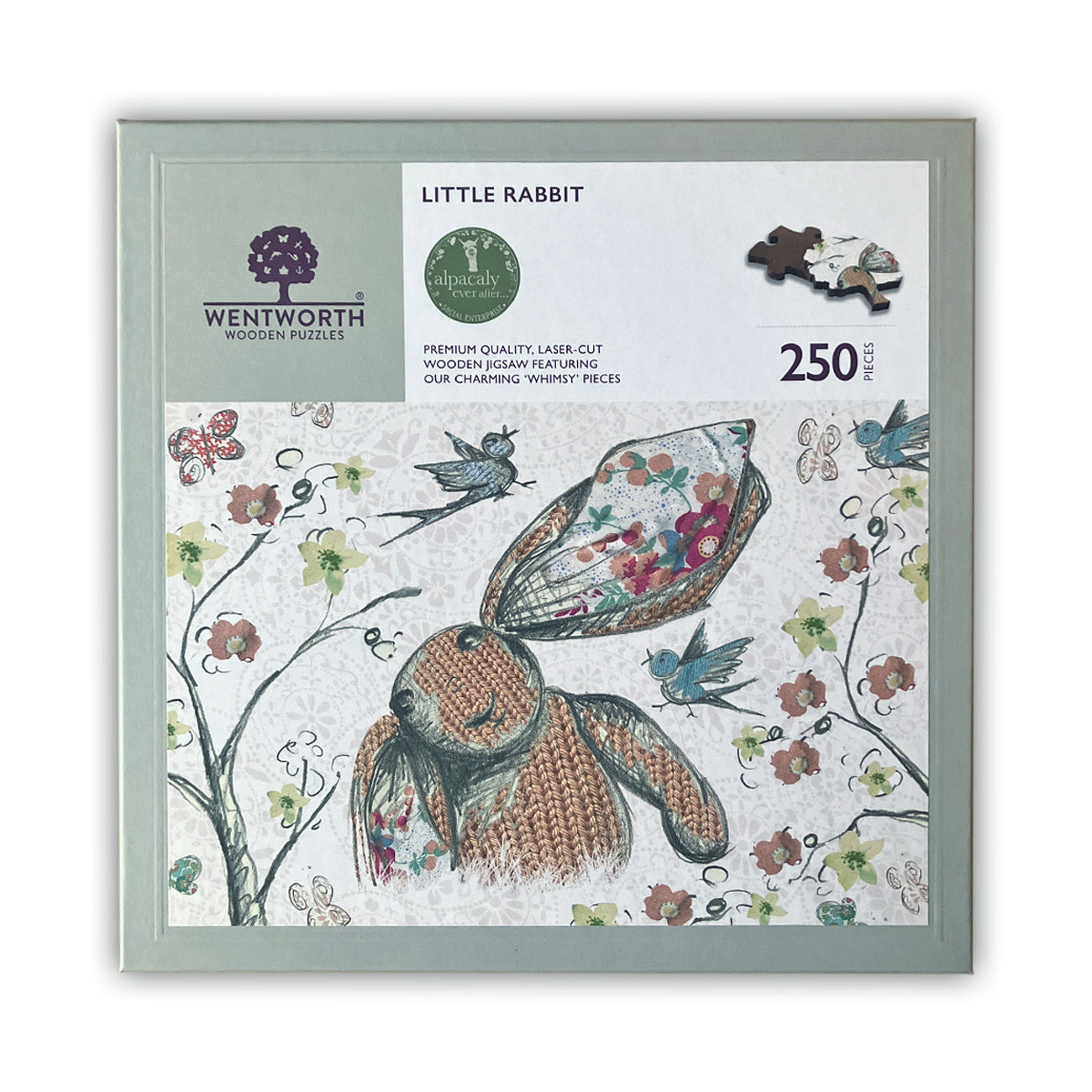 250 piece little rabbit micro jigsaw puzzle