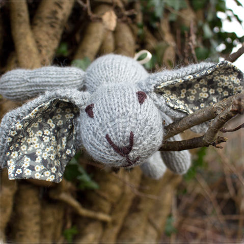 Thumbnail: hand knitted little rabbit