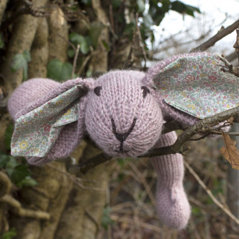 Thumbnail: hand knitted little rabbit