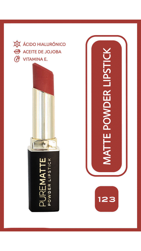 N 123 PURE MATTE LIPSTICK GOLDEN ROSE n-123-pure-matte-lipstick-golden-rose
