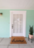 A classic covered front porch