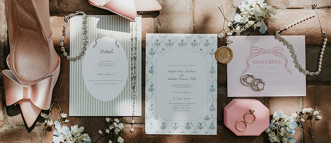 Picture of an invitation suite