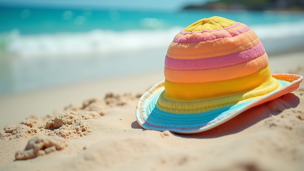 Chapeaux de Bain et Accessoires Pratiques pour Enfants