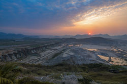 Polavaram dam, Andhra Pradesh, India
