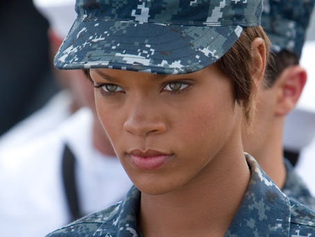 Rihanna battleship face