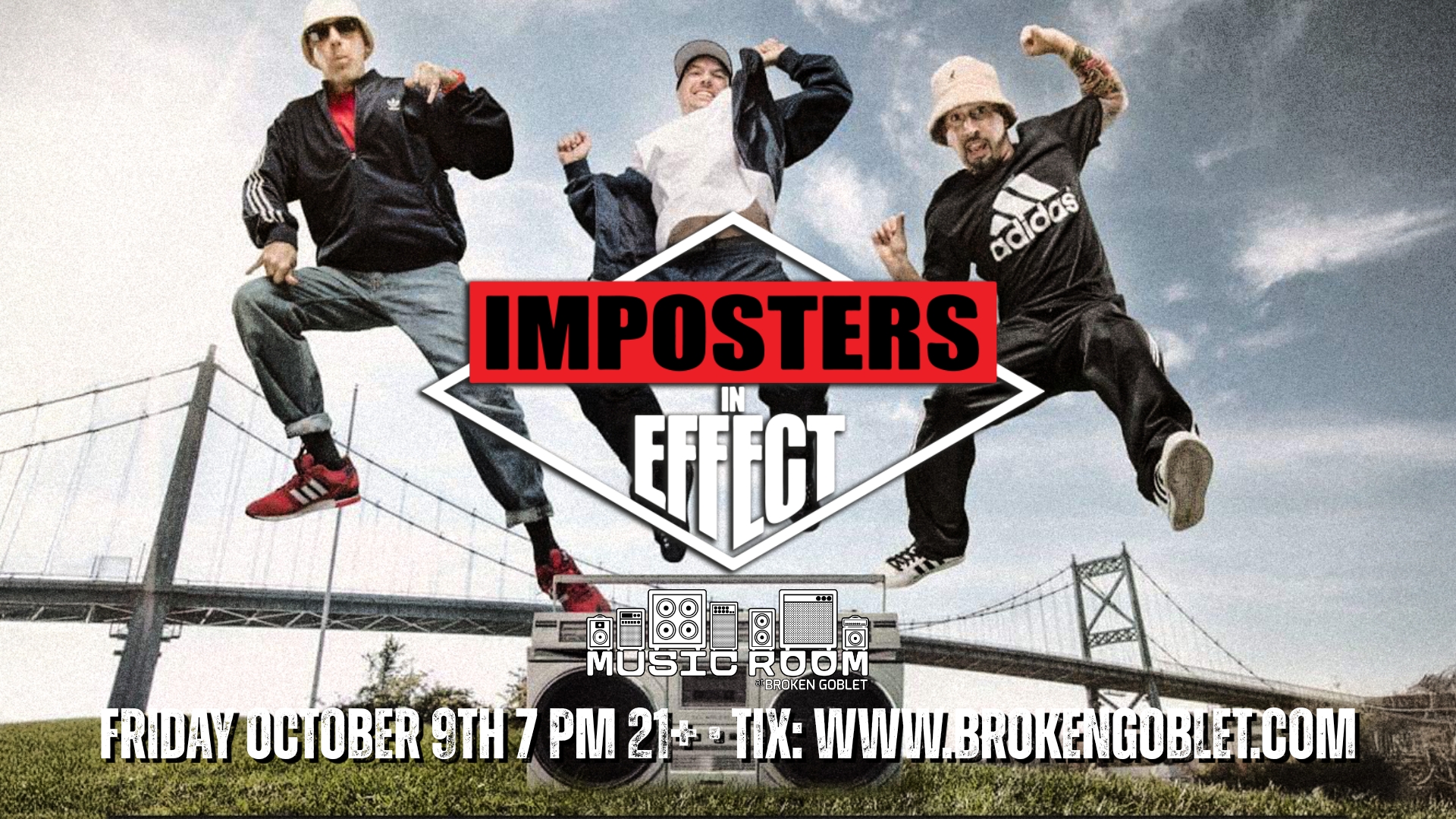 The Music Room Presents: Imposters in Effect at Broken Goblet Brewing in Philadelphia, PA