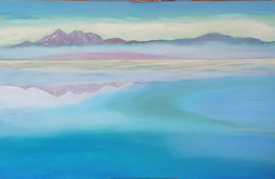 Chaxa Lagoon in the Atacama Desert