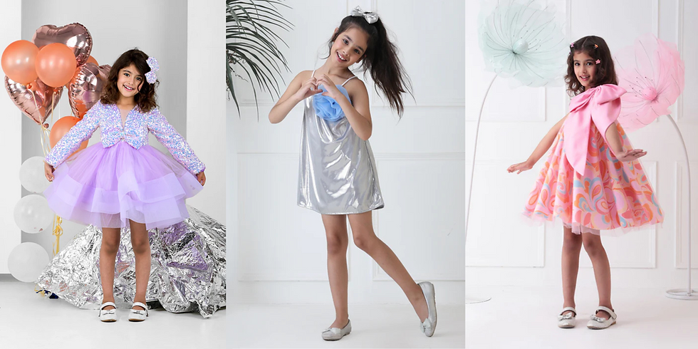 Cream Orange Abstract Kids Wear Promo Banner.png