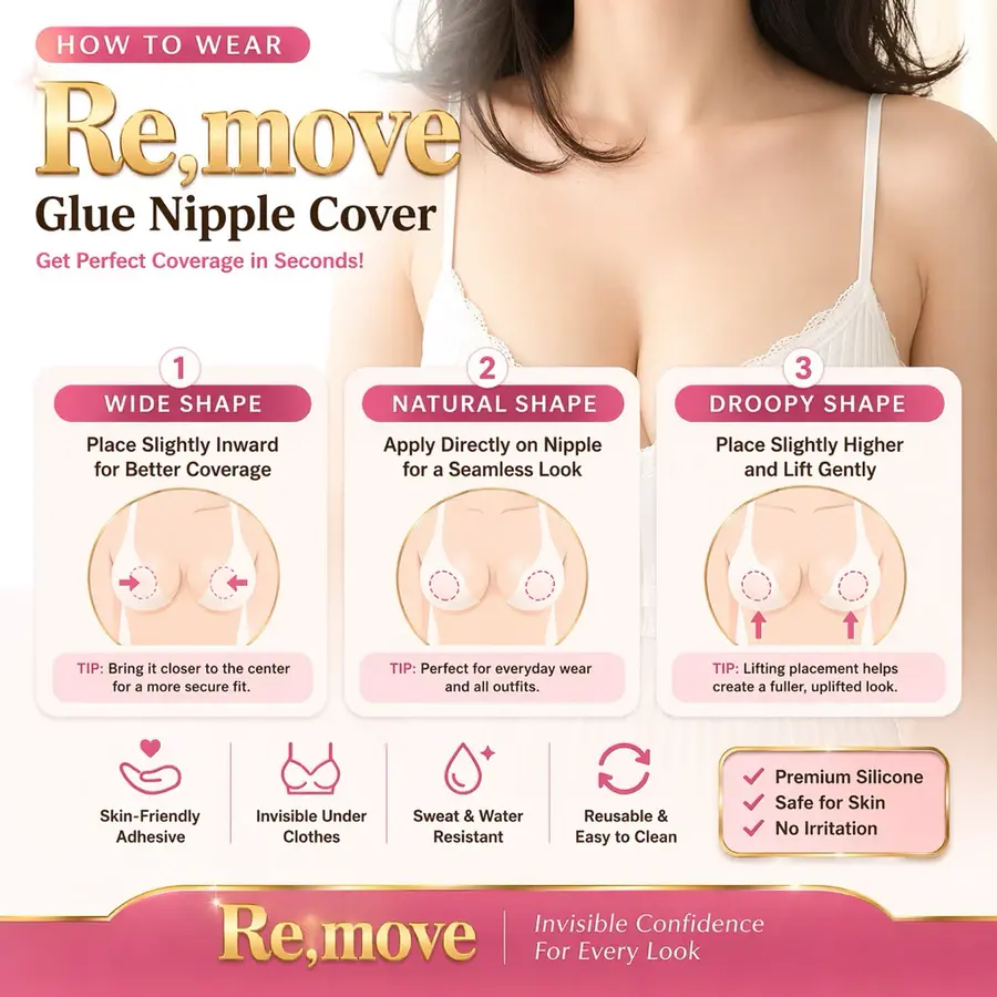 Thumbnail: Premium SkinBra Glue Nipple Cover (8cm)